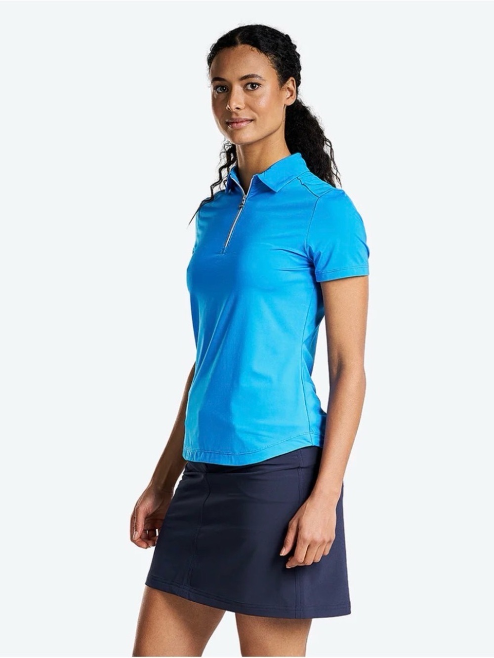 Nivo Women’s Naila Polo, French Blue - Picture 2 of 3